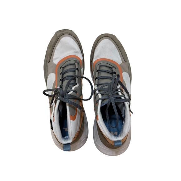 Teva Shoes Men 11 Gray Geotrecca Gorpcore Waterproof Hiking Trail Outdoor Mid - Picture 7 of 10